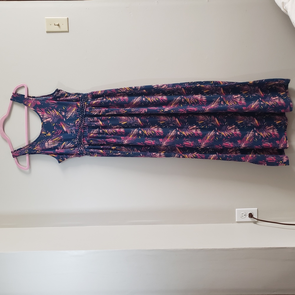 Mudd Laddar Braid Cutout Floral Maxi Dress Size 14 - Picture 12 of 13